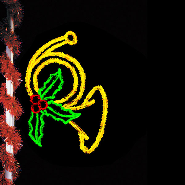 French Horn w/ Holy Leaves (Garland)
