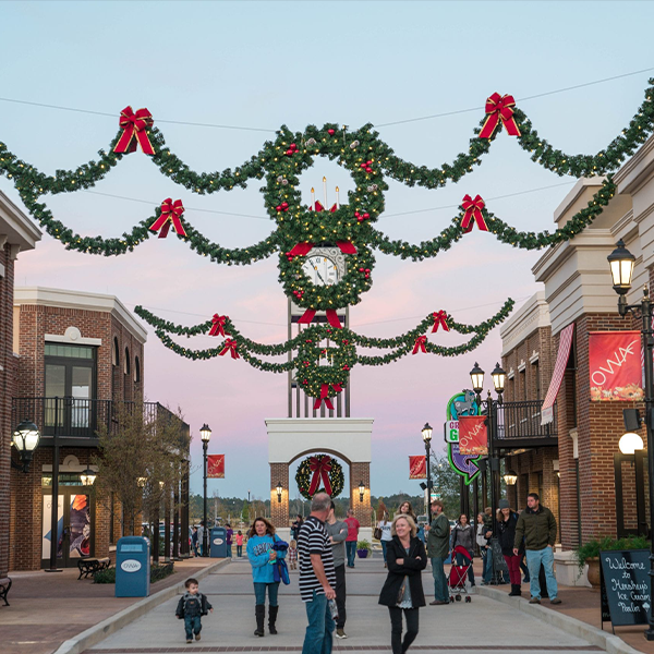 Deluxe Candle Wreath Skyline
