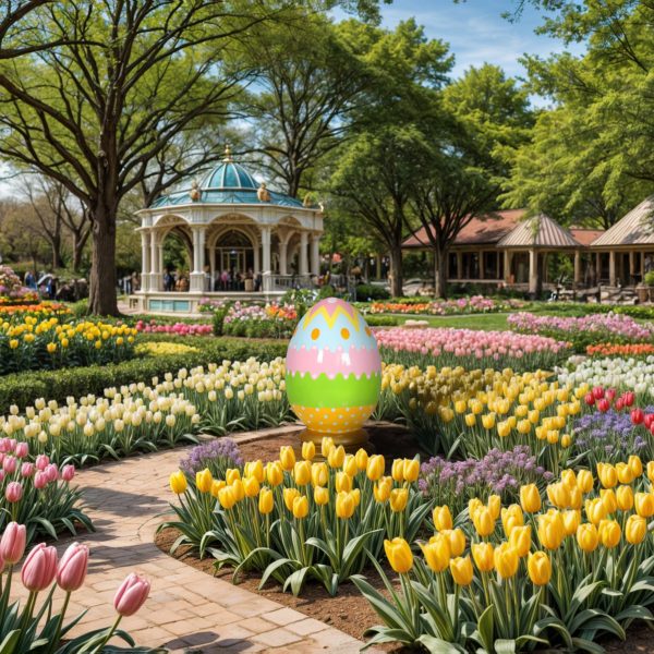 Easter Egg With Base 70Cm D