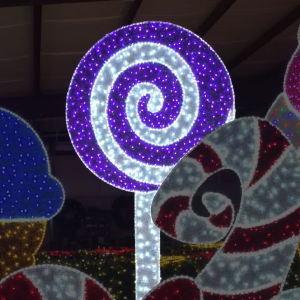 Lollipop (Purple/white)