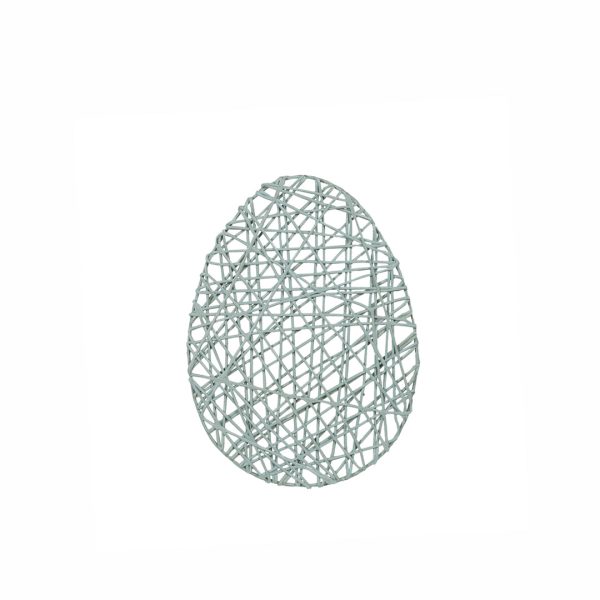 2D Organic Easter Egg 60Cm Paste Blue