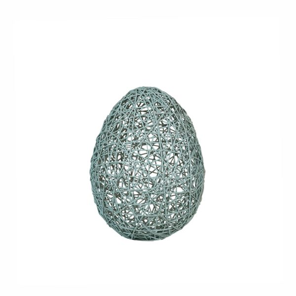 3D Organic Easter Egg 60Cm Paste Blue