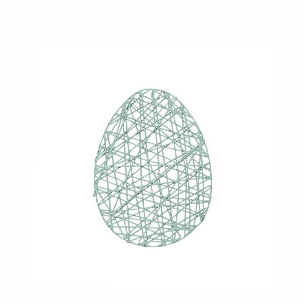 2D Organic Easter Egg 60Cm Pastelgreen