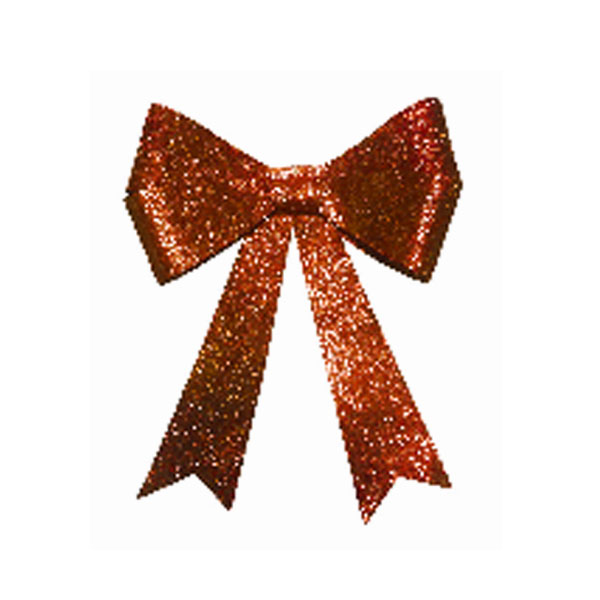 Glitter Bow - Burgundy