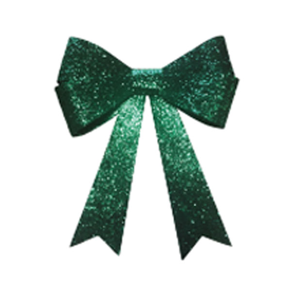 Glitter Bow - Green
