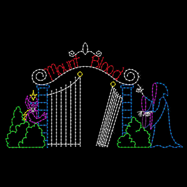 GATE TO HAUNTED MOUNT BLOOD