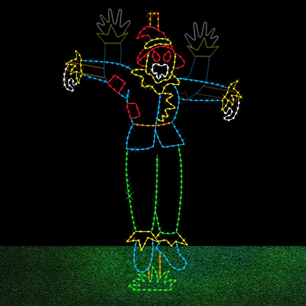 Scary Scarecrow (animated)