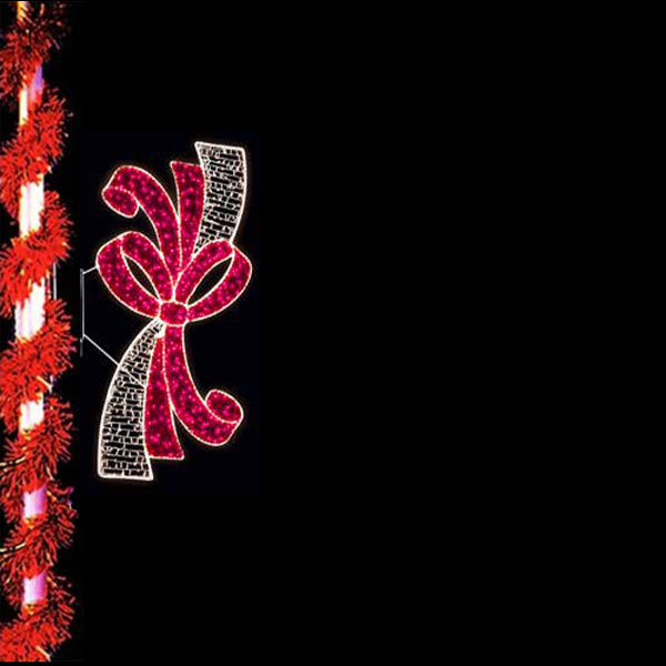 Furling Ribbon and Bow - Pole Mount