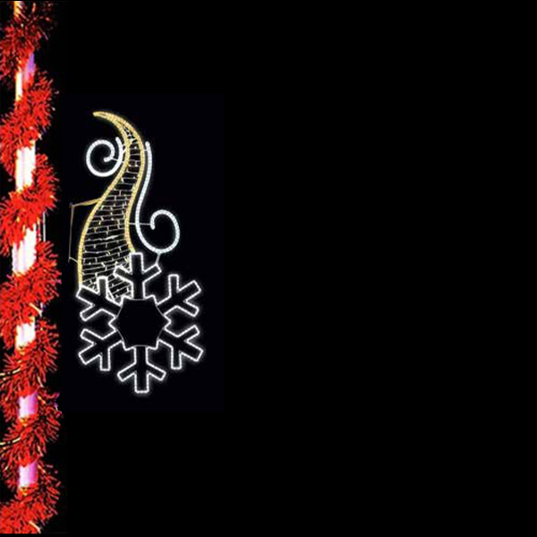 Snowfall - Pole Mount