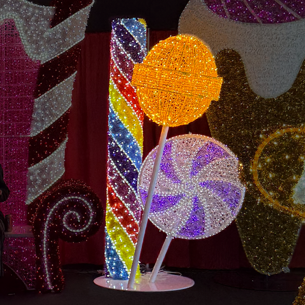 Candy Trio w/Rainbow Stick