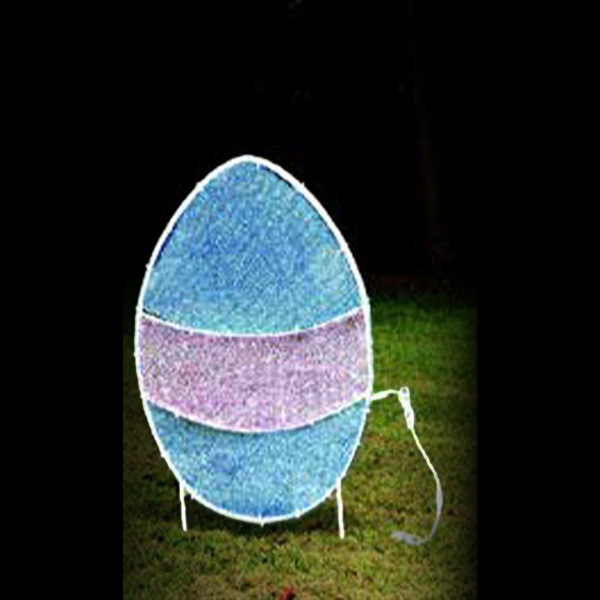 Easter Egg Self Standing Flats - Periwinkle and Lavender