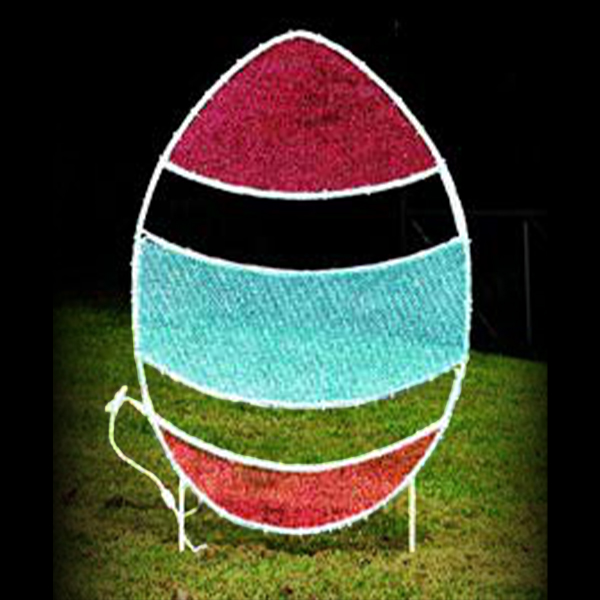 Easter Egg Self Standing Flats - Turquoise and Magenta