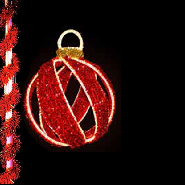 Garland Ornament - Spiral - Pole M