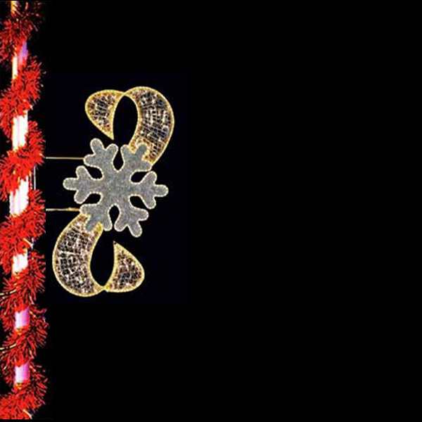 Dancing Snowflakes - Pole Mount