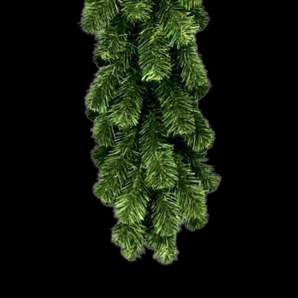 Bullpine Garland with No Ornaments 12' 25 Tips/Ft.